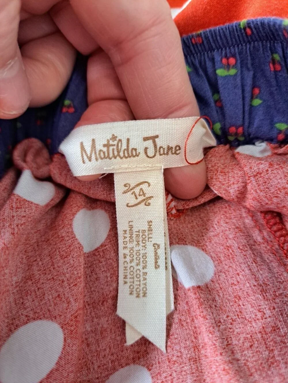 Matilda Jane Brilliant Daydream Most Magical Day Romper Ruffled Gingham Girls 14 - Picture 7 of 8